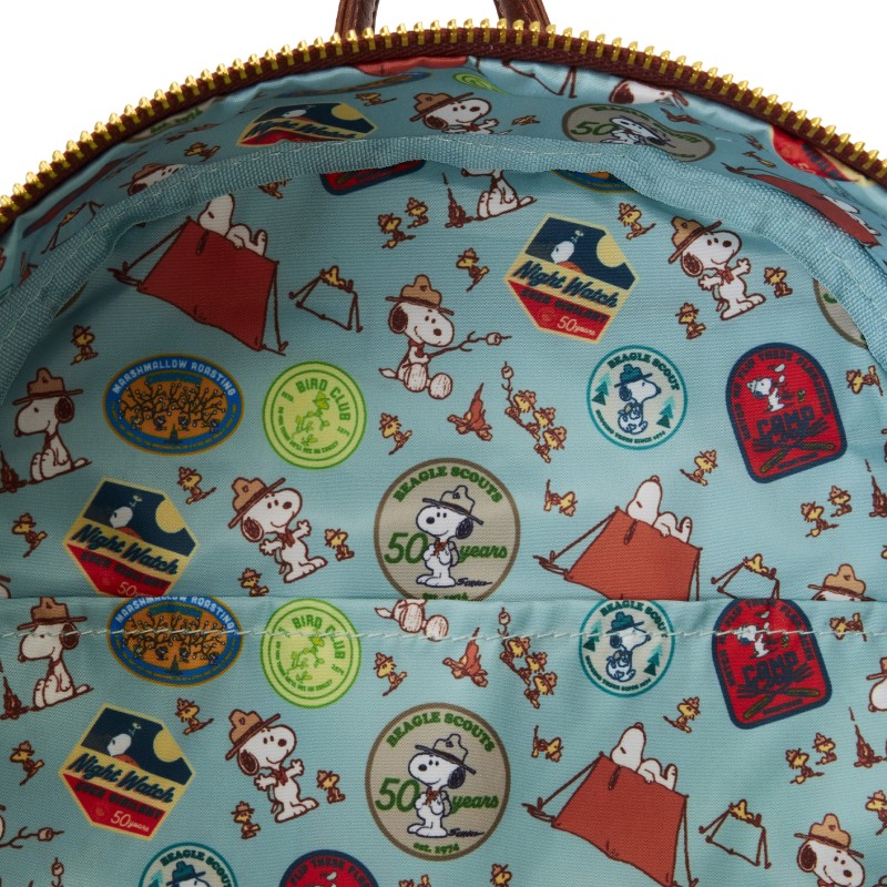 Peanuts Snoopy Loungefly Mini Sac A Dos Beagle Scouts 50th Anniv 